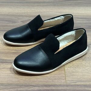 Dooeys House Loafer in Black/White Size 8